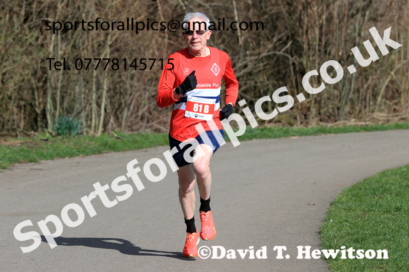 Masters Men Over-50s, 2026 NECAA Royal Signals Road Relays, Hetton Lyons Country Park, Hetton le Hole. Photo: David T. Hewitson/Sports for All Pics